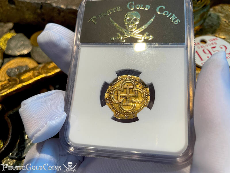 Spain 1 Escudo 1589 "Full Date" NGC XF 7