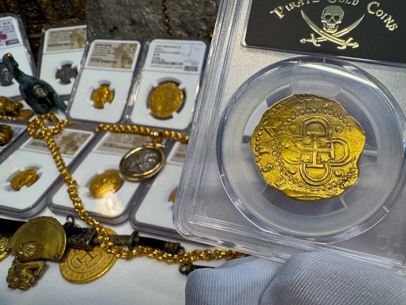 Spain 4 Escudos 1590 "Full 4 Digit Date" PCGS 40 7