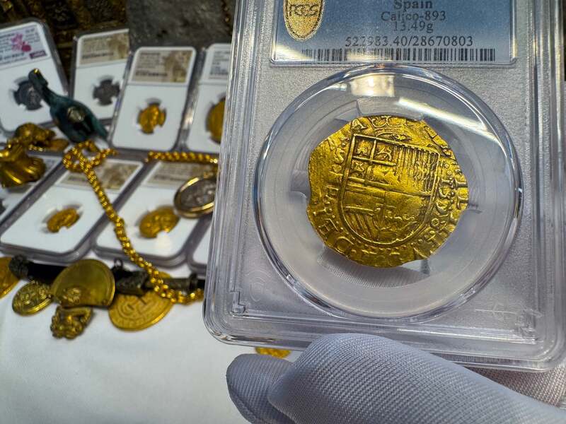 Spain 4 Escudos 1590 "Full 4 Digit Date" PCGS 40 21