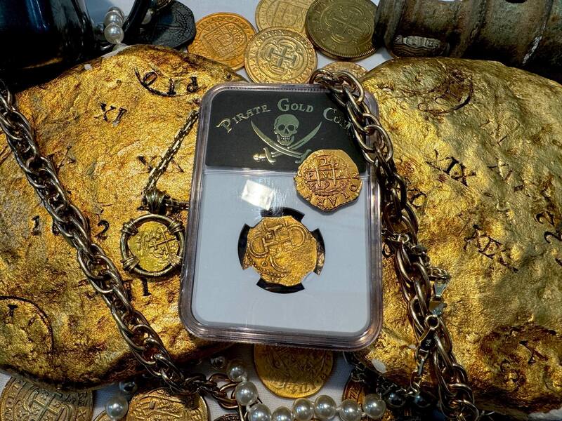 Spain 2 Escudos 1595 "Dated" NGC 53 19