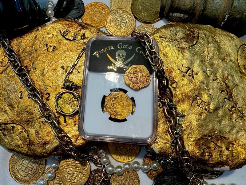 Spain 2 Escudos 1595 "Dated" NGC 53 15