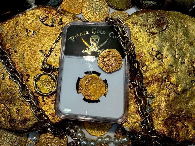 Spain 2 Escudos 1595 "Dated" NGC 53 14