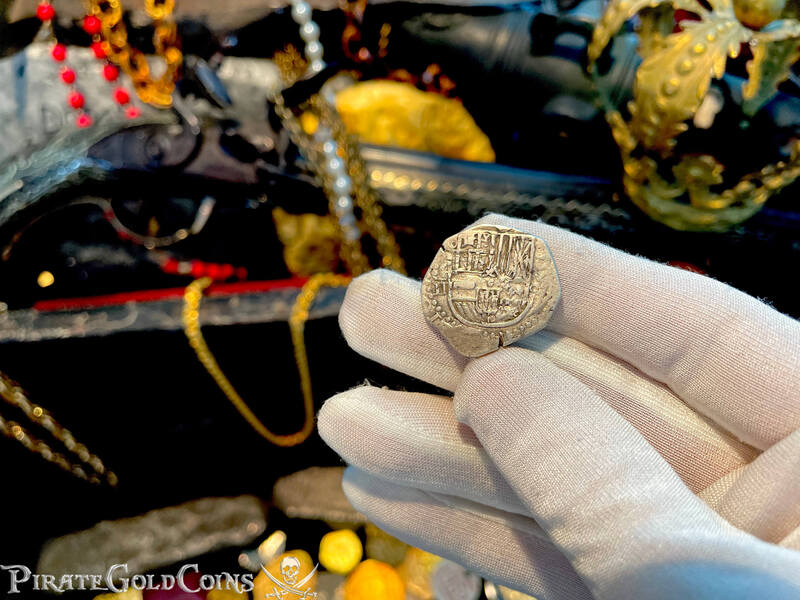 Spain 2 Reales 1596 "Dated! Toledo Mint" RAW