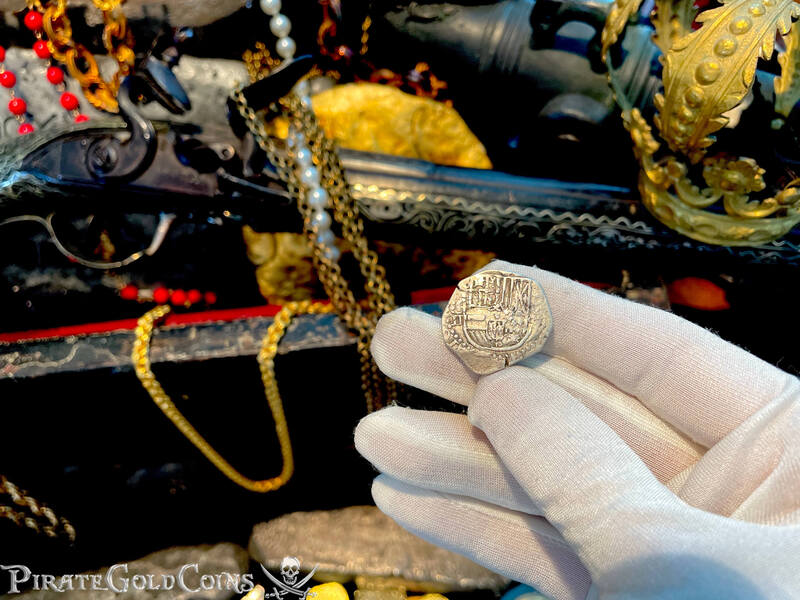 Spain 2 Reales 1596 "Dated! Toledo Mint" RAW 3