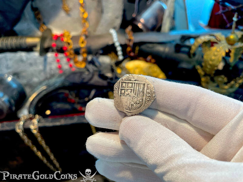 Spain 2 Reales 1597 "Full 4 Digit Date!" RAW 2