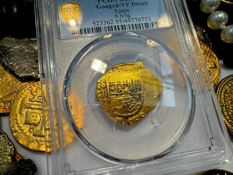 Spain 2 Escudos 1598-1612 "Philip IV" PCGS VF 8