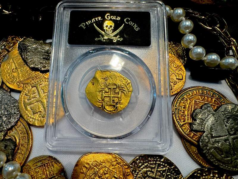 Spain 2 Escudos 1598-1612 "Philip IV" PCGS VF 3