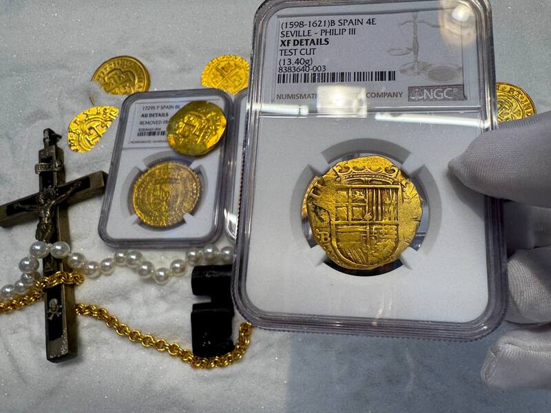 Spain 4 Escudos 1598-1621 "Philip III" NGC XF 11
