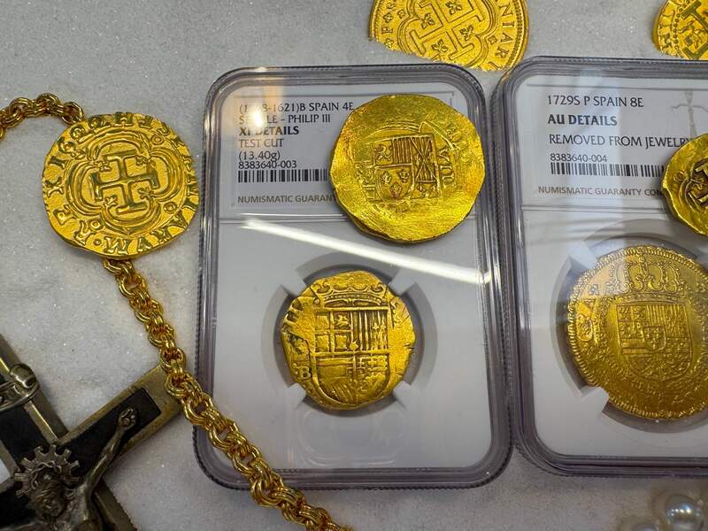 Spain 4 Escudos 1598-1621 "Philip III" NGC XF 12