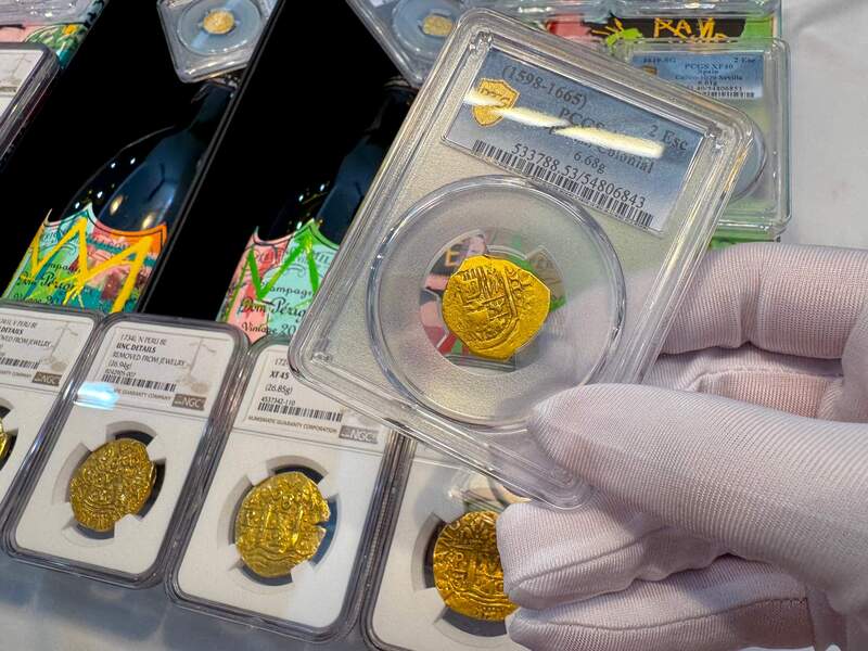 Spain 2 Escudos 1598-1621 "Philip III" PCGS 53 16