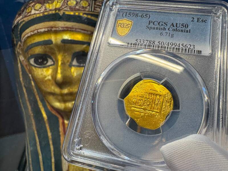 Spain 2 Escudos 1598-1665 "Philip III" PCGS 50 13