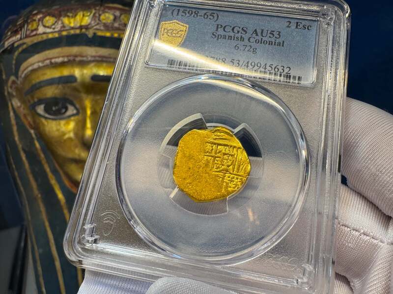 Spain 2 Escudos 1598-1665 "Philip III" PCGS 53 9