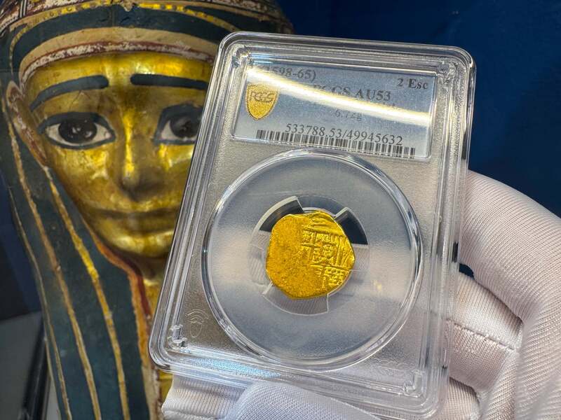 Spain 2 Escudos 1598-1665 "Philip III" PCGS 53 11