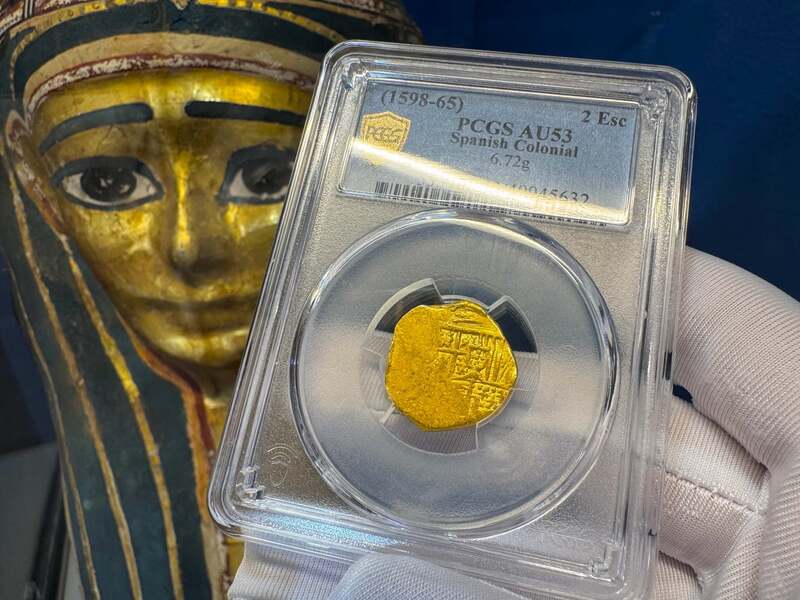 Spain 2 Escudos 1598-1665 "Philip III" PCGS 53 12