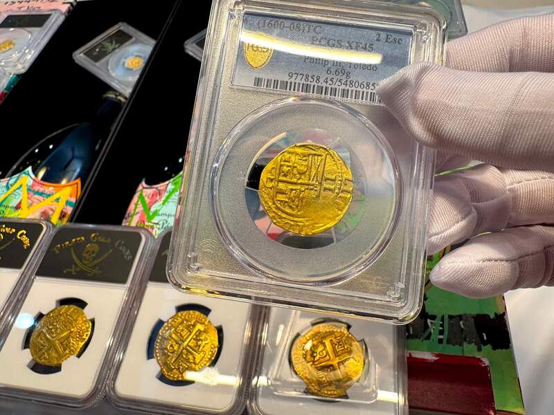 Spain 2 Escudos 1600/599 "Toledo" PCGS 45