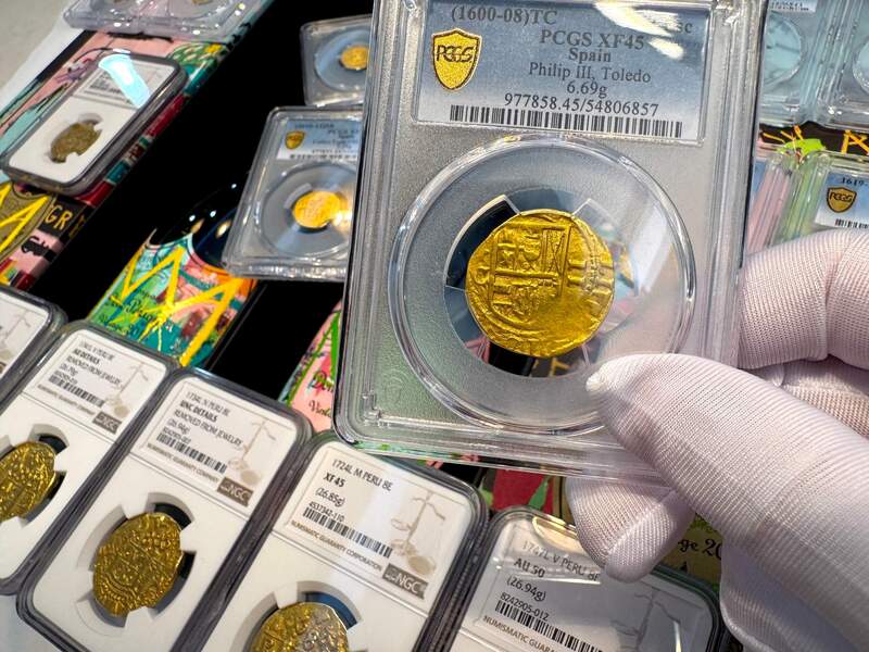 Spain 2 Escudos 1600/599 "Toledo" PCGS 45 26