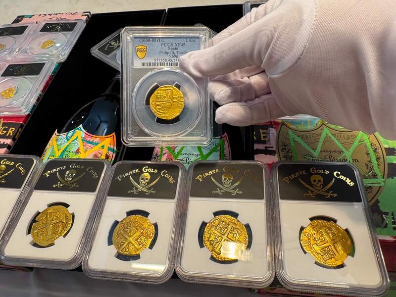 Spain 2 Escudos 1600/599 "Toledo" PCGS 45 27