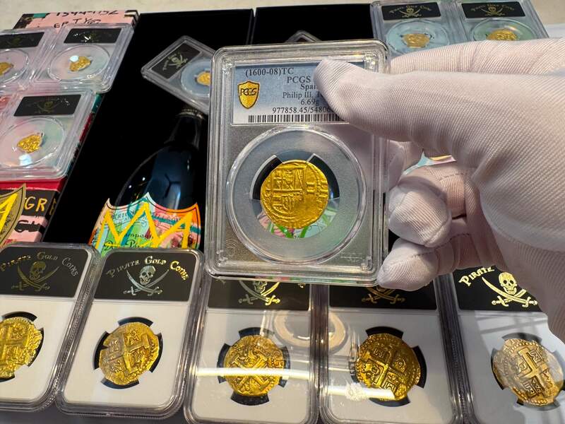 Spain 2 Escudos 1600/599 "Toledo" PCGS 45 25