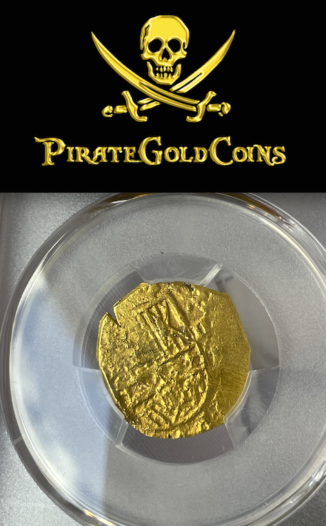 Spain 2 Escudos 1609-21 "Santa Margarita 1622 Shipwreck" PCGS 58 8