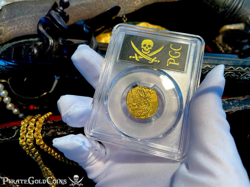 Spain 2 Escudos 1609-21 "Santa Margarita 1622 Shipwreck" PCGS 58 26
