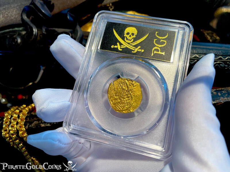 Spain 2 Escudos 1609-21 "Santa Margarita 1622 Shipwreck" PCGS 58 27