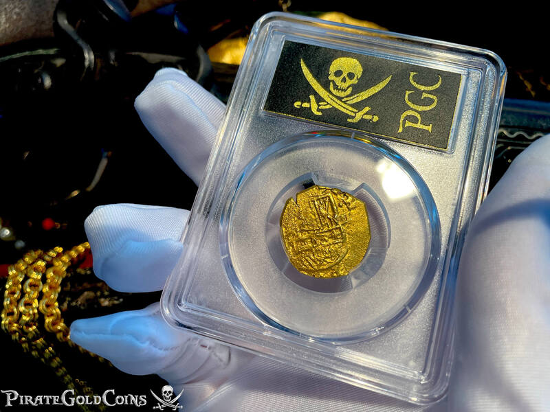 Spain 2 Escudos 1609-21 "Santa Margarita 1622 Shipwreck" PCGS 58 29