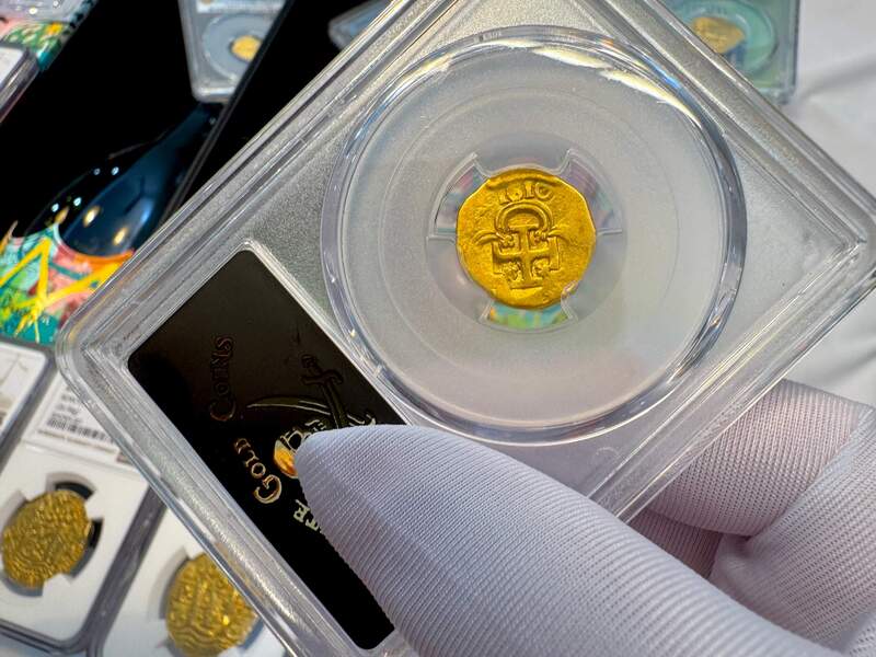 Spain 1 Escudo 1610 "Full Date" PCGS 45 18