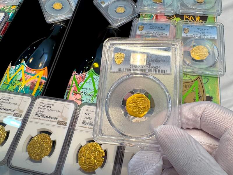 Spain 1 Escudo 1610-11 "Full Cross" PCGS 45 9