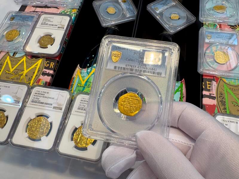 Spain 1 Escudo 1610-11 "Full Cross" PCGS 45 19