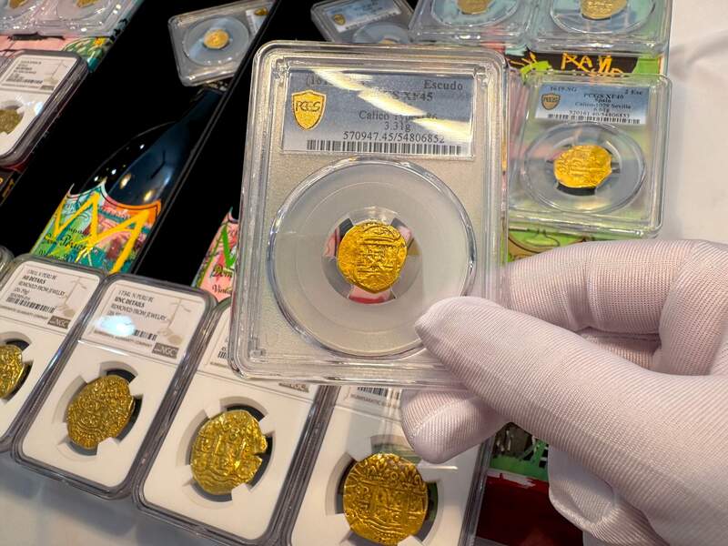 Spain 1 Escudo 1610-21 "Full Crown" PCGS 45 22