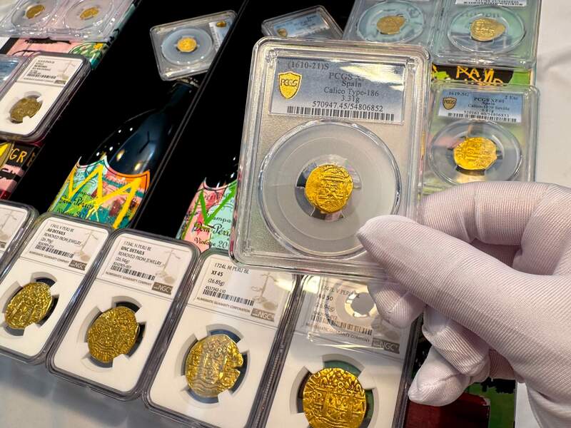 Spain 1 Escudo 1610-21 "Full Crown" PCGS 45 14