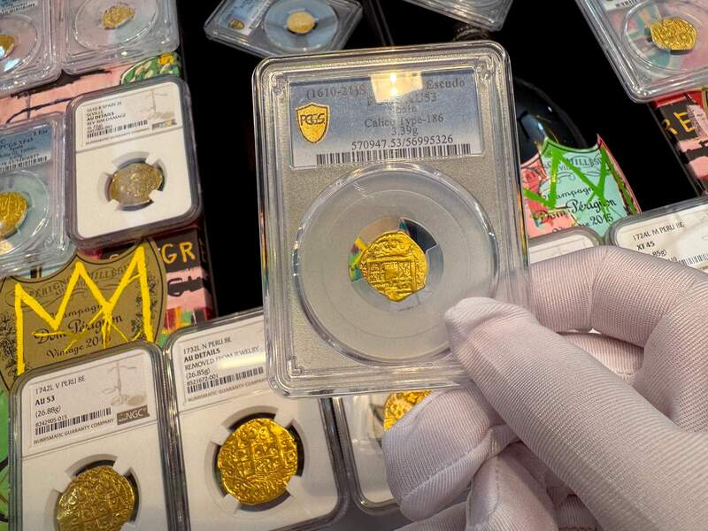 Spain 1 Escudo 161o-21 "Full Crown" PCGS 53 16