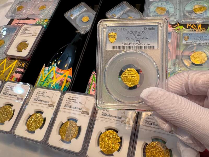 Spain 1 Escudo 161o-21 "Full Crown" PCGS 53 15