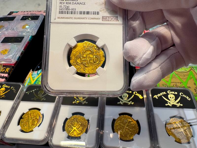 Spain 2 Escudos 1610 "Full Date" NGC AU 15