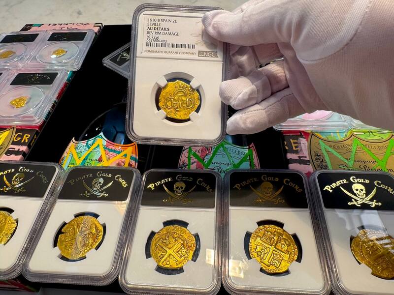 Spain 2 Escudos 1610 "Full Date" NGC AU 6