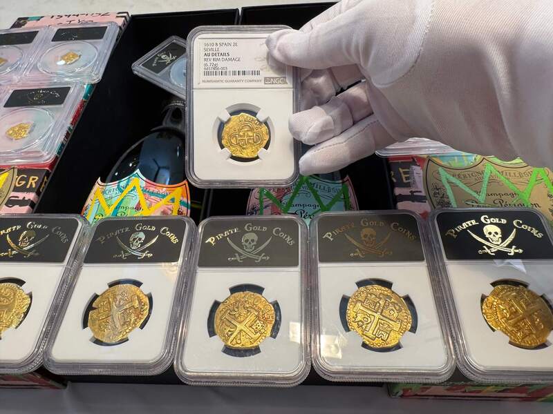 Spain 2 Escudos 1610 "Full Date" NGC AU 20