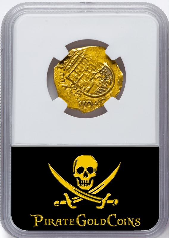 Spain 2 Escudos 1610 "Full Date" NGC AU 3