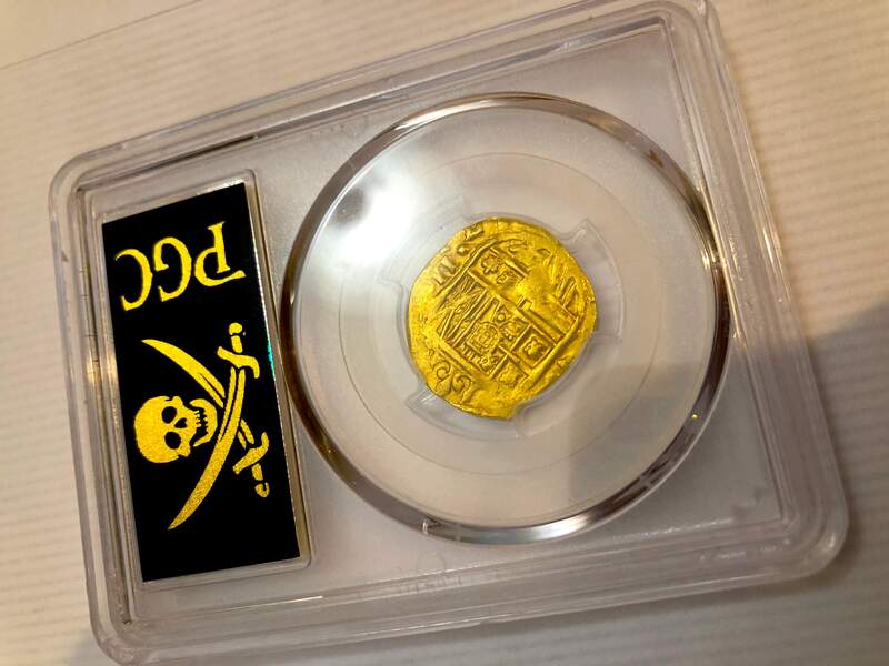 Spain 2 Escudos 1611-15 "Beautiful Shield Side" PCGS 58 12