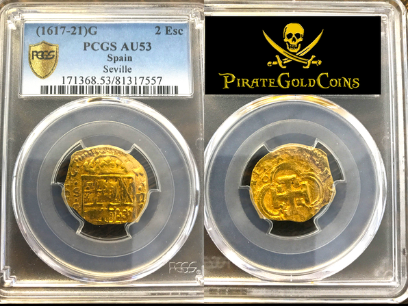 Spain 1598-21 2 Escudos 16