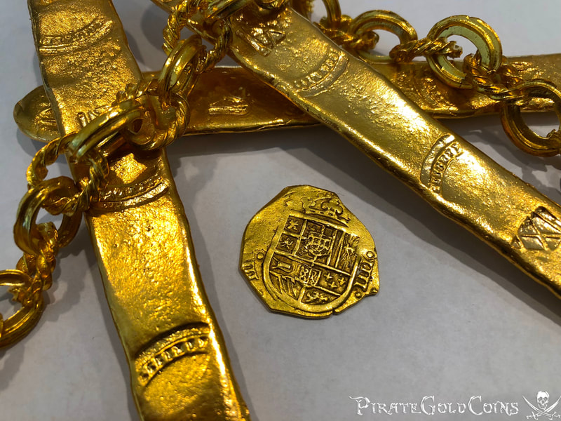 Spain 4 Escudos 1556-98 Raw Perfect for Necklace Pendant Pirate Gold Coins 4