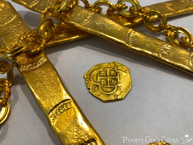 Spain 4 Escudos 1556-98 Raw Perfect for Necklace Pendant Pirate Gold Coins 6