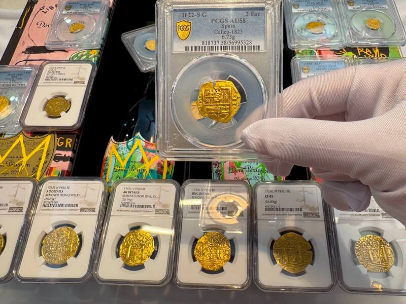 Spain 2 Escudos 1622 "Year of the Atocha" PCGS 58 27