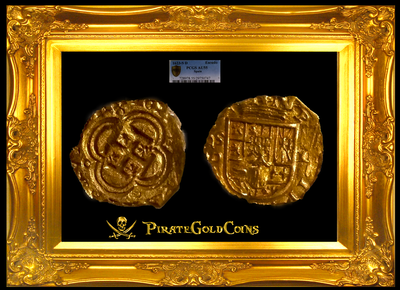 Spain  1 Escudo  1623  "DATED! - Incredible Centering"  PCGS 55 4