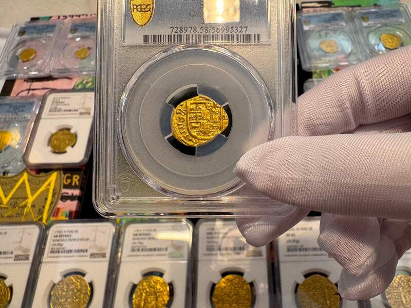 Spain 1 Escudo 1623 "Philip IV" PCGS 58 6