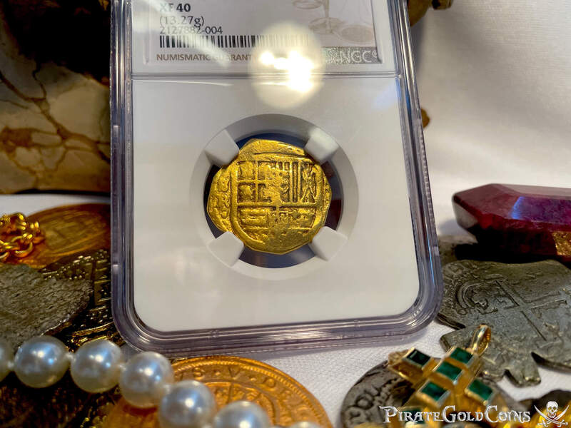 Spain 4 Escudos 1630-47 "Brute Style" NGC 40 4