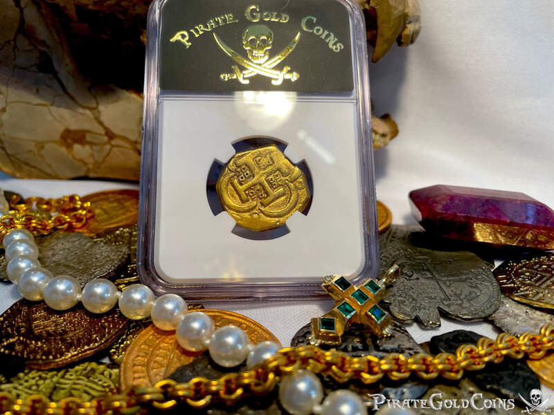 Spain 4 Escudos 1630-47 "Brute Style" NGC 40