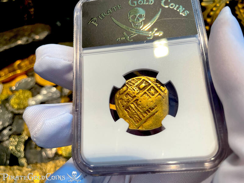 Spain 4 Escudos 1630-47 "Brute Style" NGC 45 14