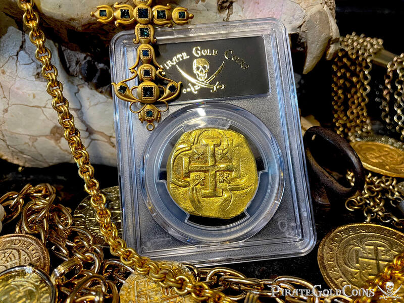 Spain 8 Escudos 1631-54 "Brute Style" NGC 55 17