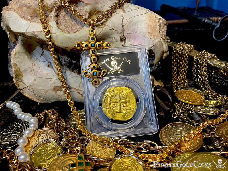 Spain 8 Escudos 1631-54 "Brute Style" NGC 55 24