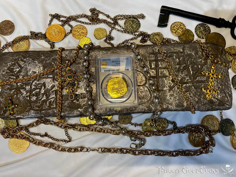 Spain 8 Escudos 1631-54 "Brute Style" NGC 55 38